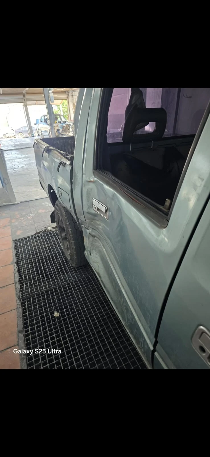 Truck vehicle before repair